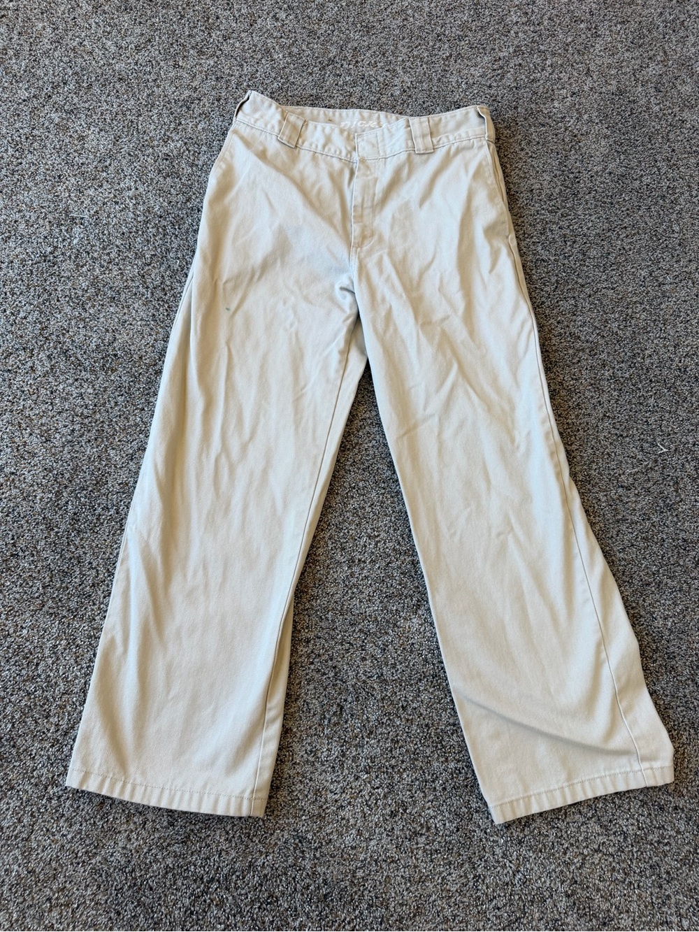 Dickies Women's Original 874 Khaki Work Pants 11x30 Straight Leg Uniform